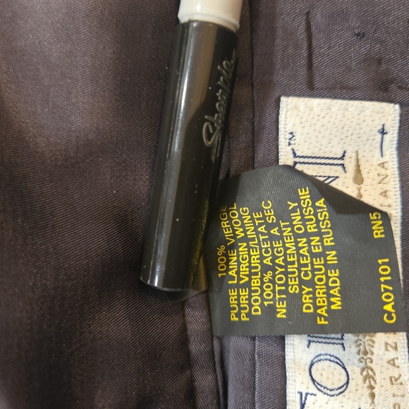 VTG 100% Virgin Wool Single Breasted Classic Navy Blazer Sports Jacket Size 46R - Picture 12 of 12